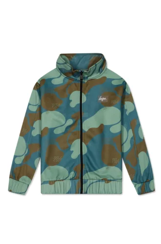 Hype Boys Contour Camo Zip Fleece
