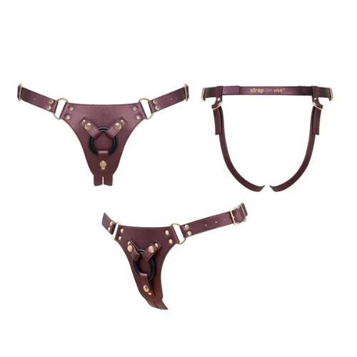 Strap-On-Me Leatherette Harness
