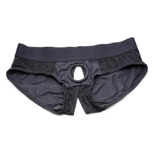 Strap U Lace Envy Lace Crotchless Panty Harness