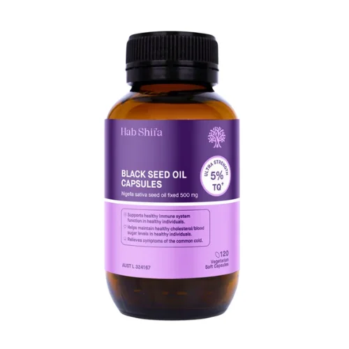 Immune Support Capsules With Black Seed Oil