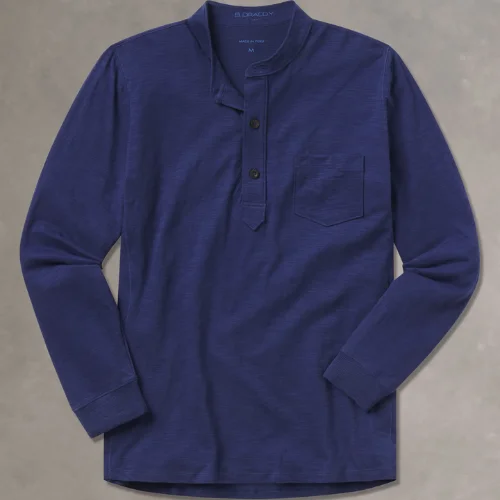 john cotton henley shirt